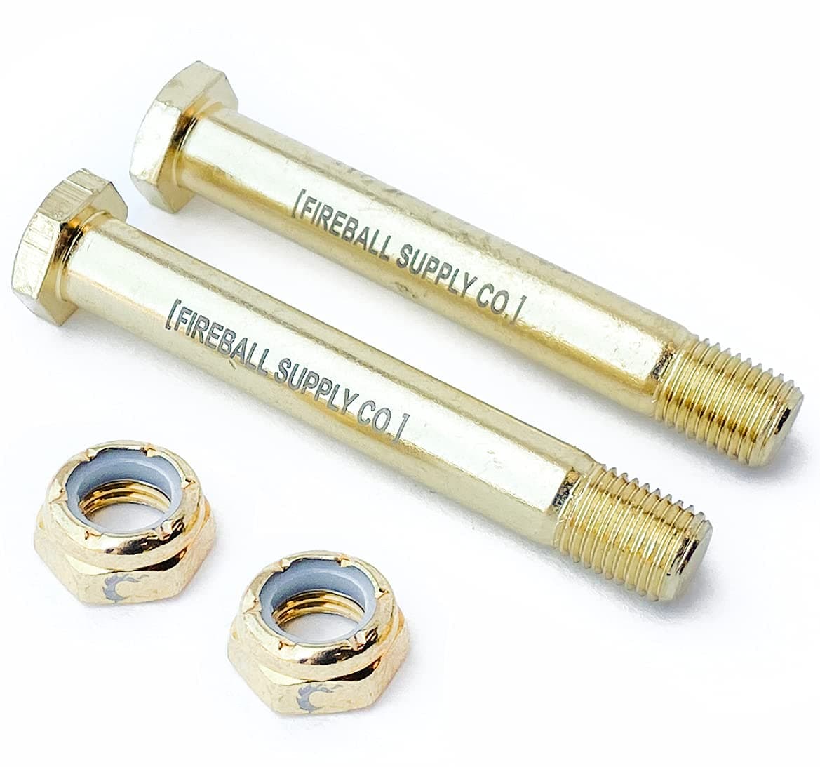 Dragon Skateboard Kingpin (2 Pack) - Upgraded Aircraft Grade Kingpin Bolt & Nut Skateboard Hardware Set for Skateboard & Longboard Trucks