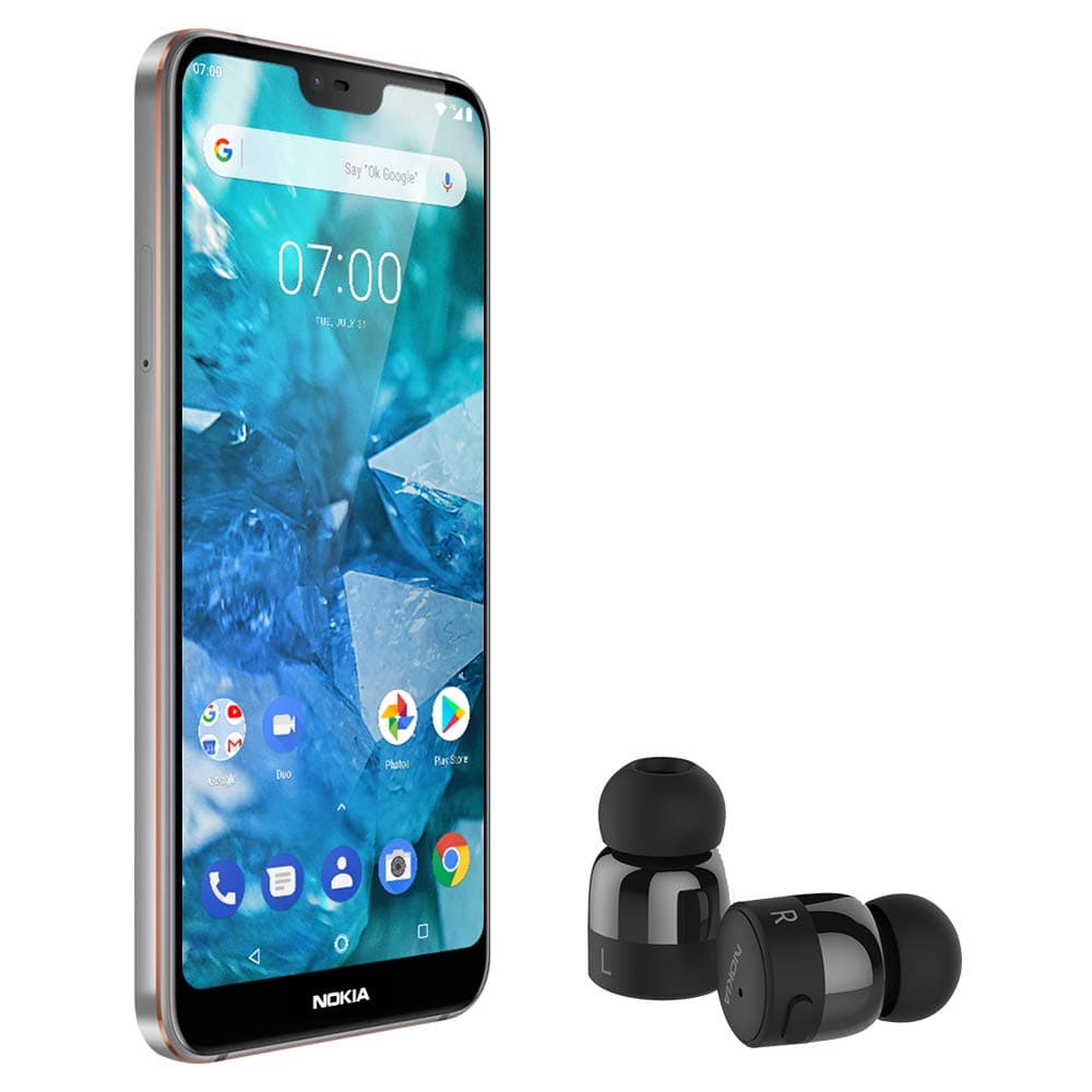 Nokia 7.1 Steel and True Wireless Headphone