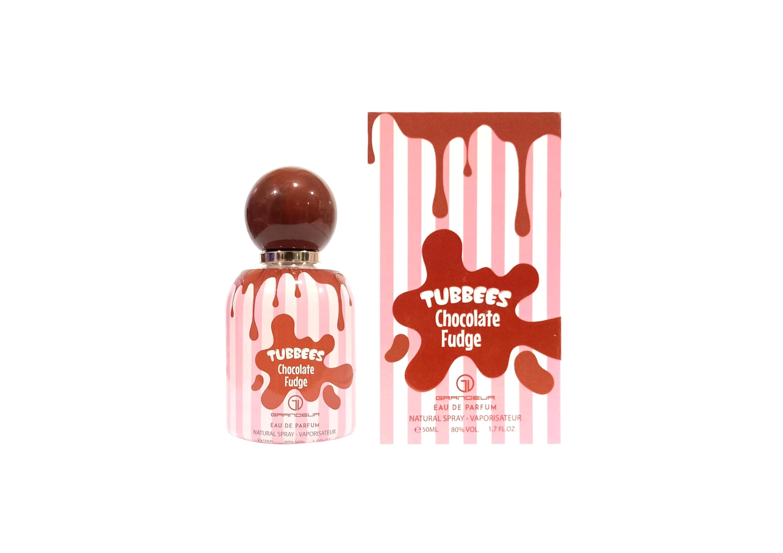 Grandeur Tubbees Perfume 50ML - Chocolate Fudge | Unisex Kid-Friendly Gourmand-Inspired Fragrance