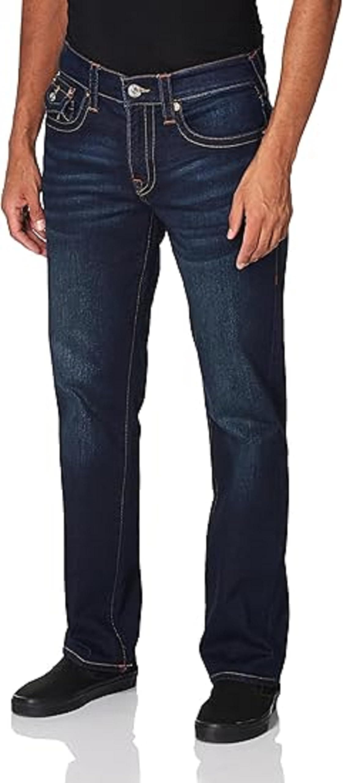 Men’s Ricky Straight Leg Jeans with Back Flap Pockets – Mens Jeans