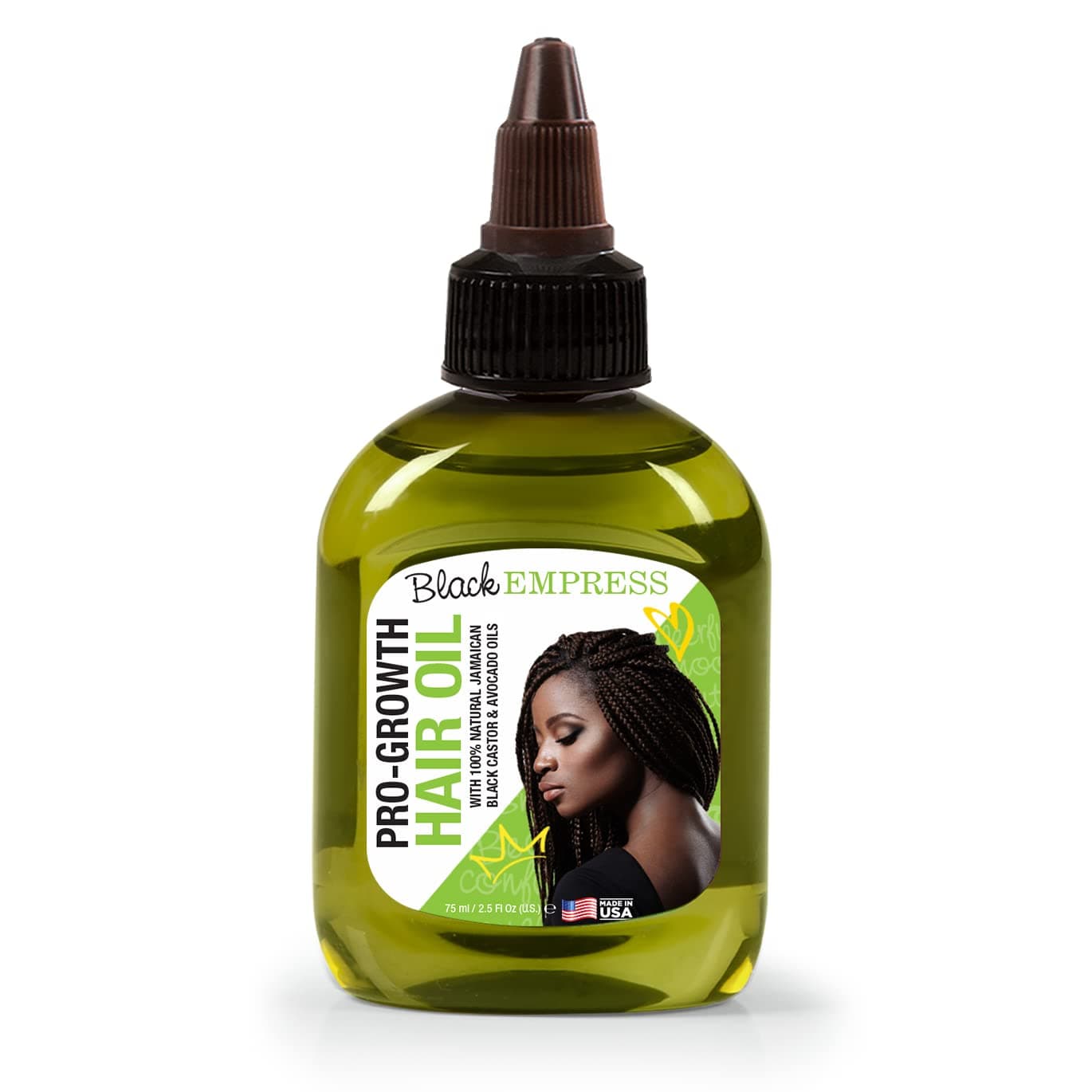 SFC Black Empress Pro-Growth Jamaican Black Castor & Avocado Hair Growth Hair Oil 2.5 oz.