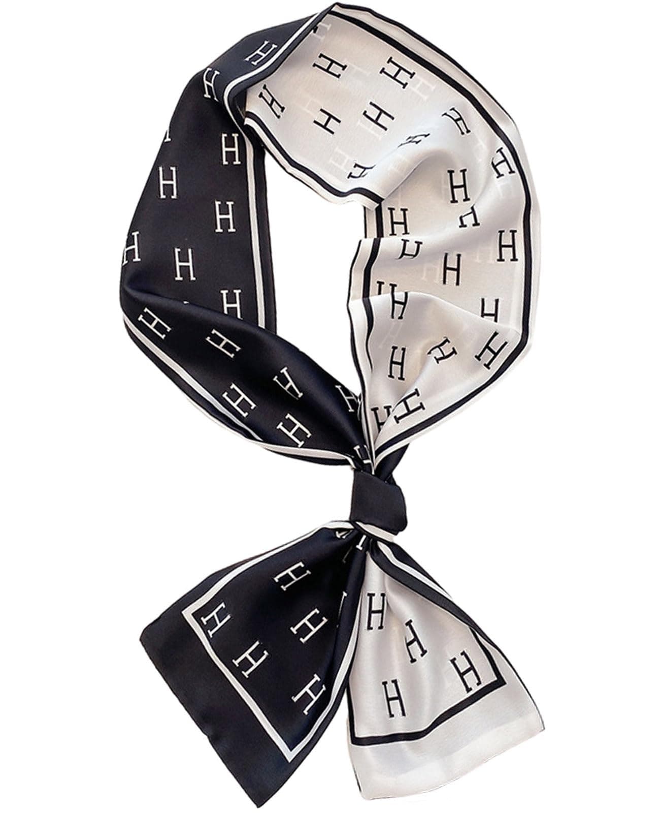 Dailyacc Hair Scarf for Women Fashion Silky Satin Headscarf Wrap Breathable Lightweight Neck Scarves For Handbag