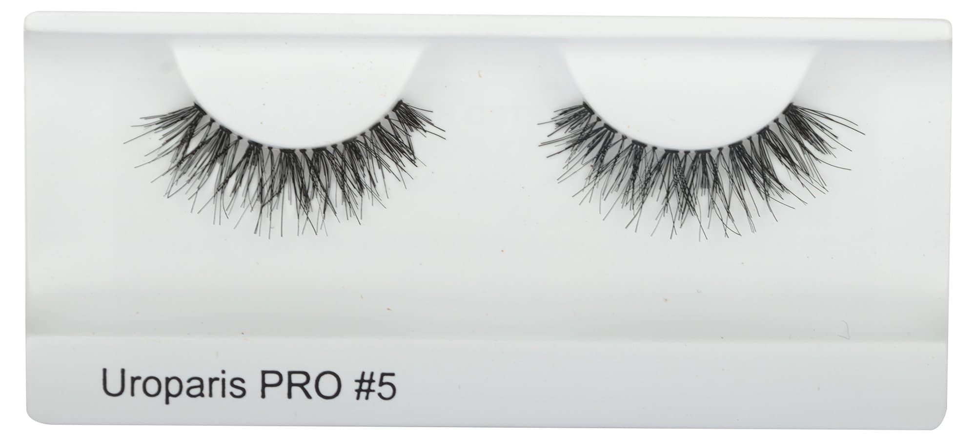 UROPARIS False Eyelashes for Women, 5, Black
