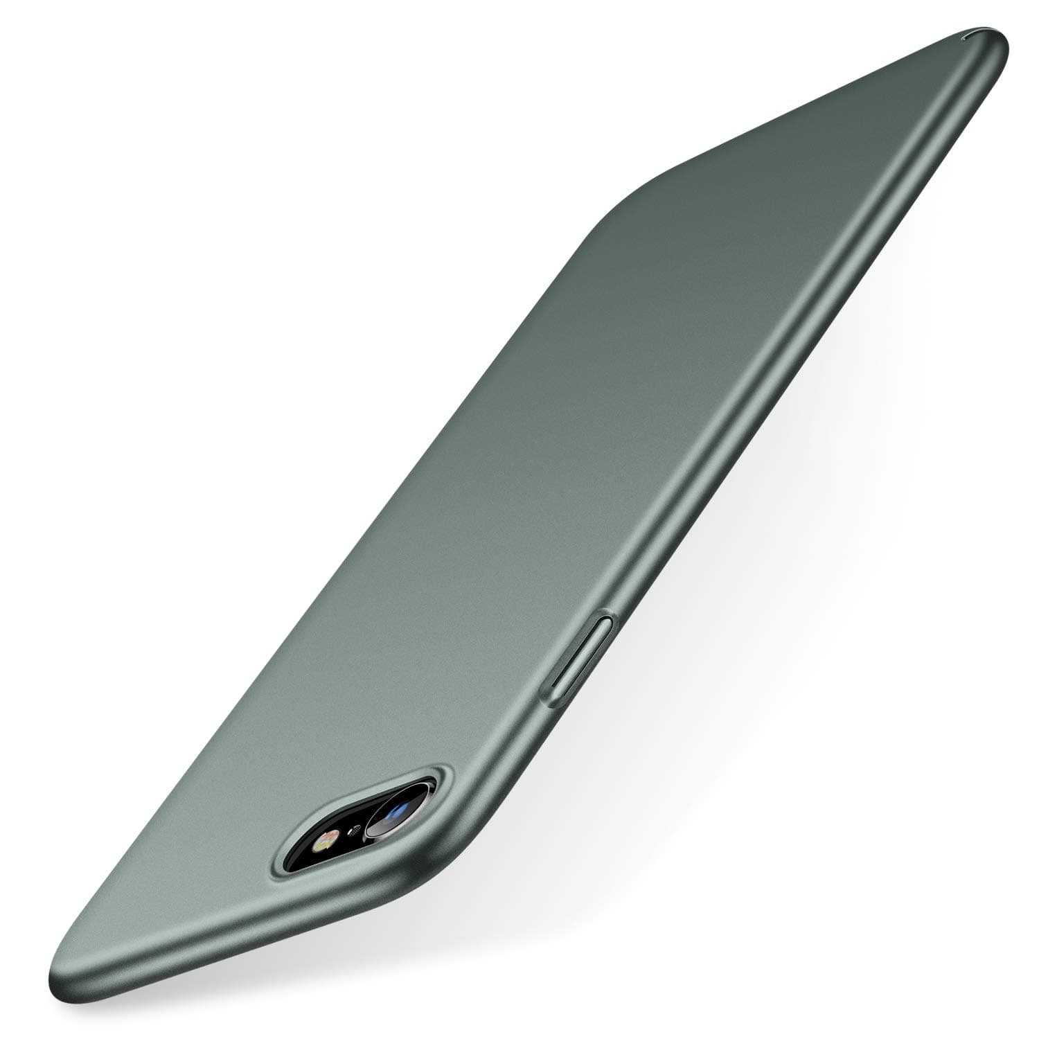 TORRAS Slim Fit for iPhone SE 2020 Case[2nd Gen]/iPhone 8 Case/iPhone 7 Case Full Protection Upgrade Matte Anti-Scratch Silky Yet Firm Grip Compatible for iPhone SE Phone Case, Midnight Green