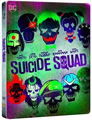 Suicide Squad - Best Buy Exclusive SteelBook (Uncut) [4K Ultra HD + Blu-ray + UltraViolet] (2016) | Dolby Atmos | Imported from USA | Warner Bros | 123 min | Action Adventure Fantasy | Director: David Ayer | Starring: Will Smith, Jared Leto, Margot Robbie