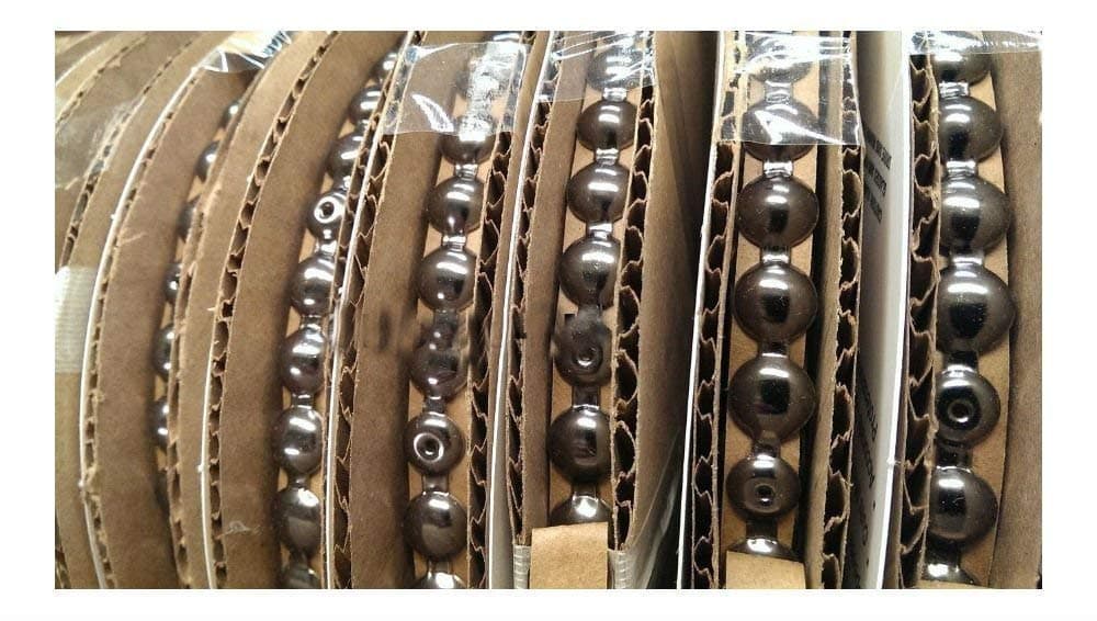 30 Feet Black Nickel Upholstery Tackstrips Roll Nail Strip Nailhead Trim U.S.A.