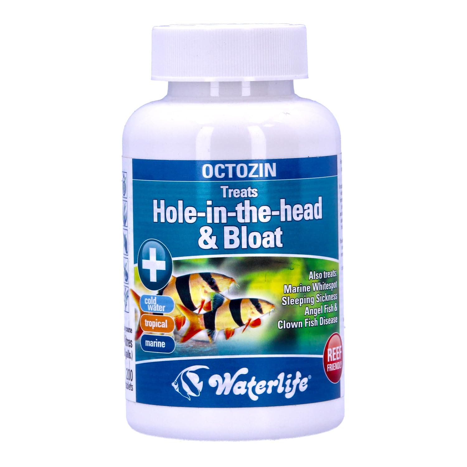Samcorn Waterlife Octozin 200 Tablets Dropsy &, Hole in The Head