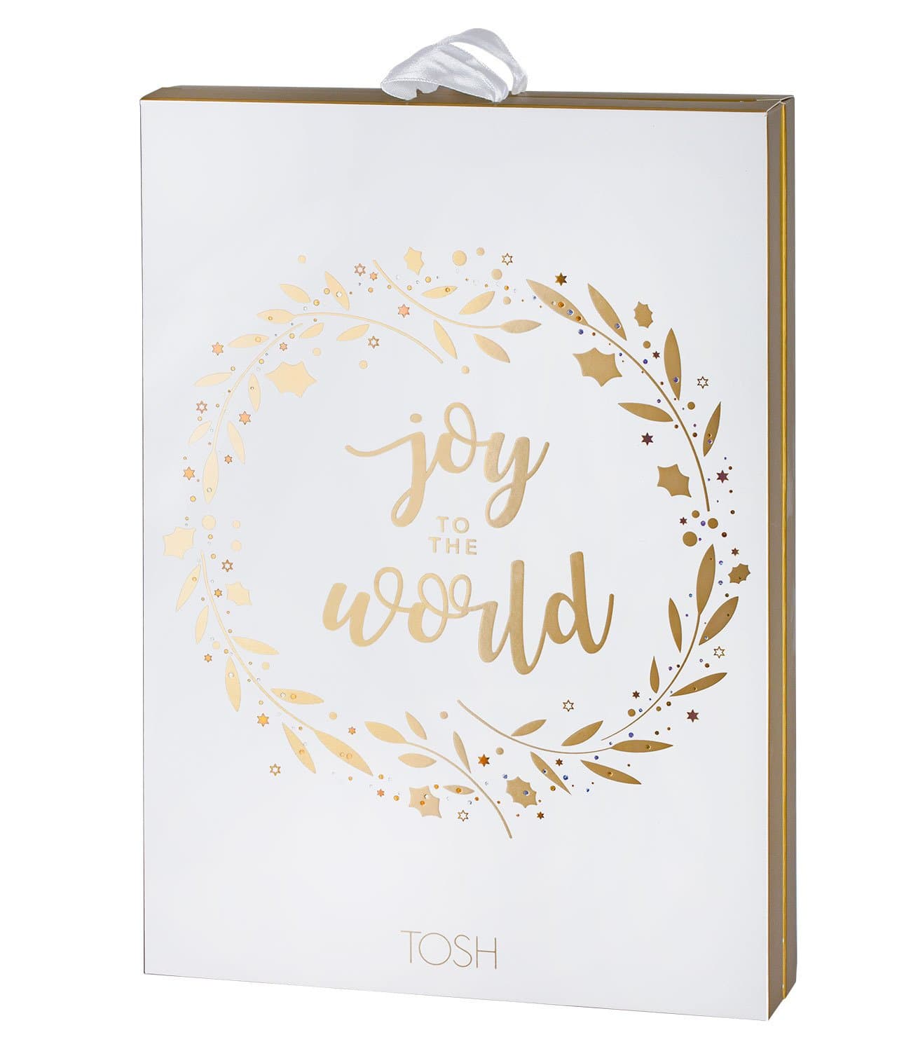 TOSH - 1 pc. of Jewellery Christmas Advent Calendar Women Joy to The World with 24 Premium Jewellery Surprises, Ear Studs, Rings, Bracelet (701-023)