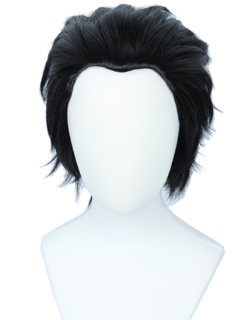 Linfairy (Black) - Short Straight Cosplay Wig Halloween Costume Wig (black)