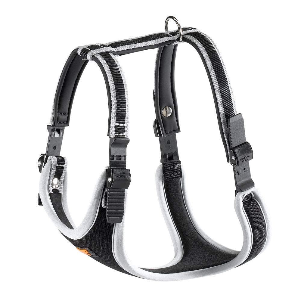 Ergocomfort Nylon Padded Dog Harness Extra Large Grey/Black