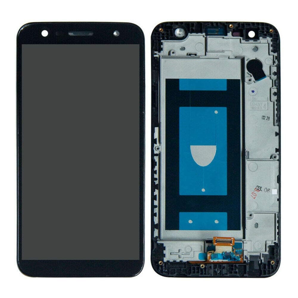 for LG X Power 2 M320N M320F M322 M327 X500 M320 X 320 X320L X320S/X Charge SP320/X Change US601/Fiesta 2 L164VL L163BL X Power 3 LMX510WM LCD Touch Screen Digitizer Frame