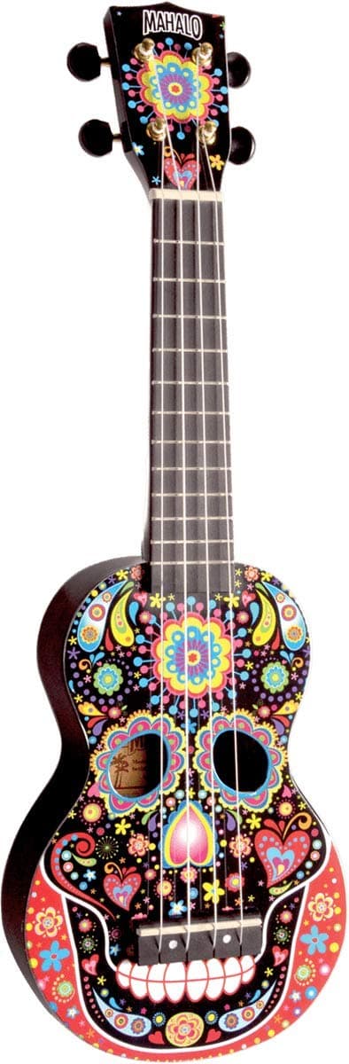 Ukuleles MA1SK bk Dia de Muertos Ukulele, Soprano