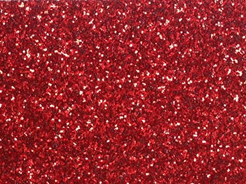 RED GLITTER HEAT TRANSFER VINYL Sheet 12x36 Red Glitterflex HTV for T-Shirts