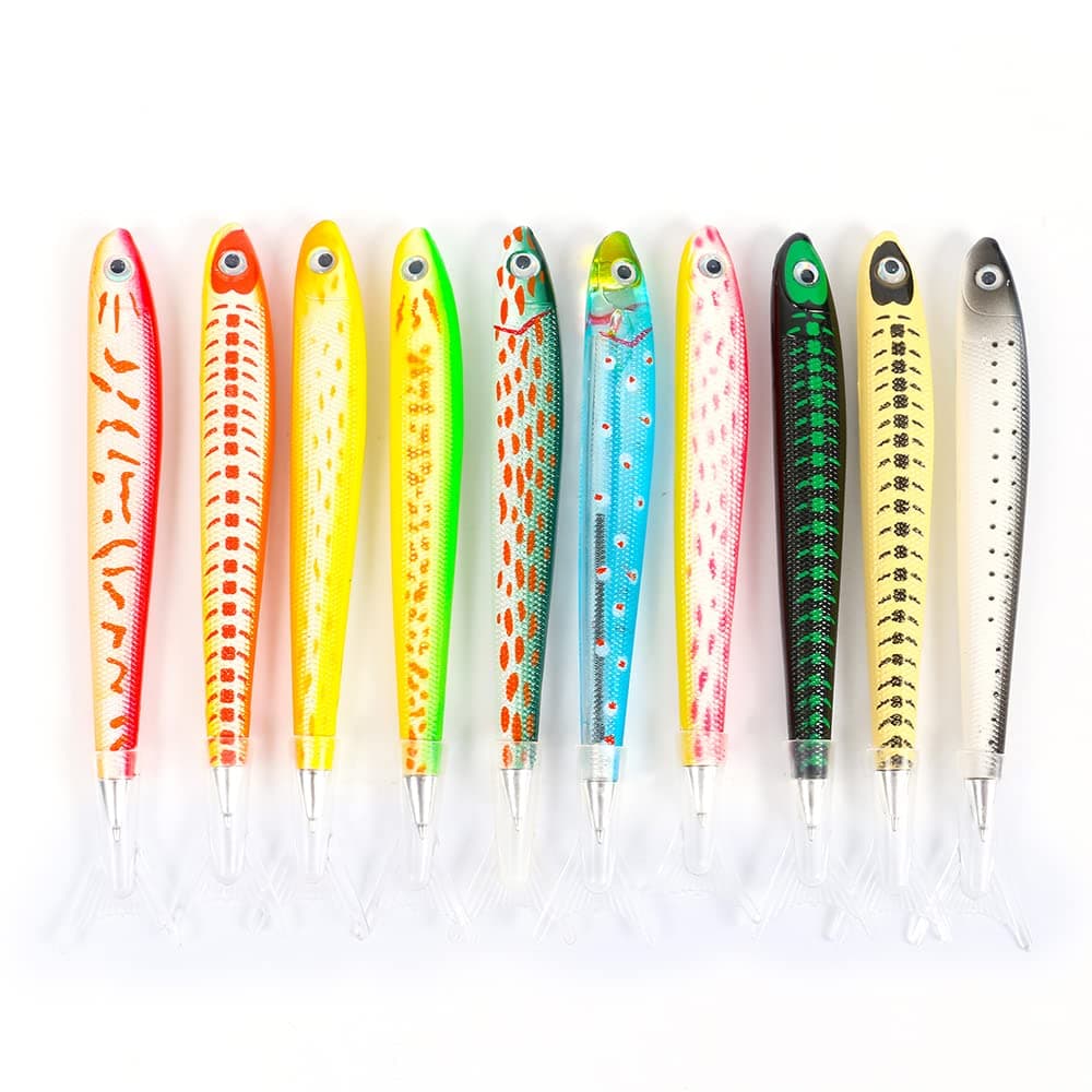 Abhay Cute Fish Pen Gifts Fashion Fish Pens 10 Pack Creative Pen for Fish Decor Party Supplies
