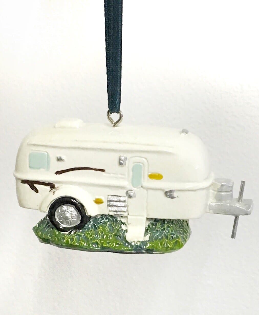 Vintage Travel Trailer RV Ornament