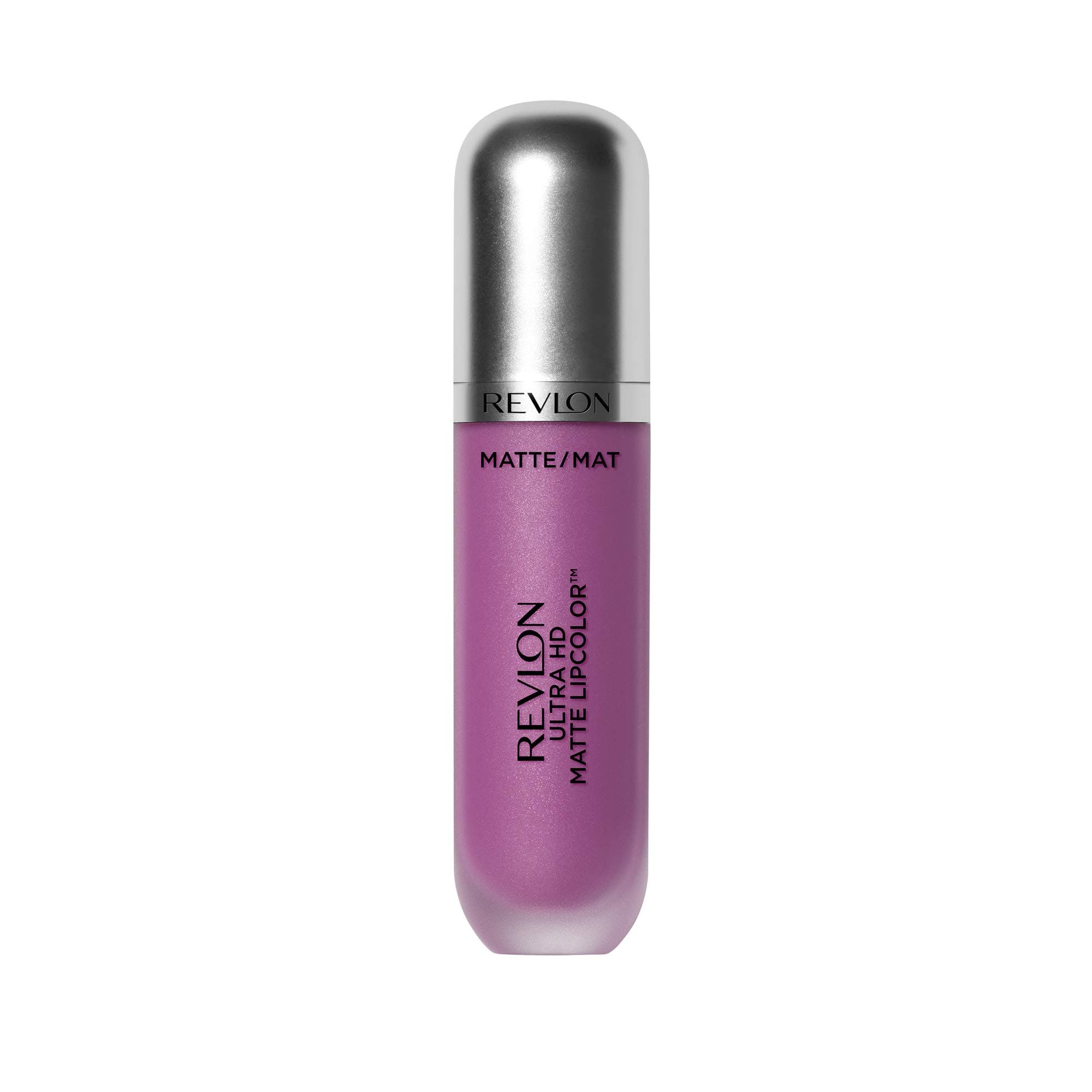 Ultra HD Matte Lipcolor, Velvety Lightweight Matte Liquid Lipstick in Plum / Berry, Crush (670), 0.2 oz