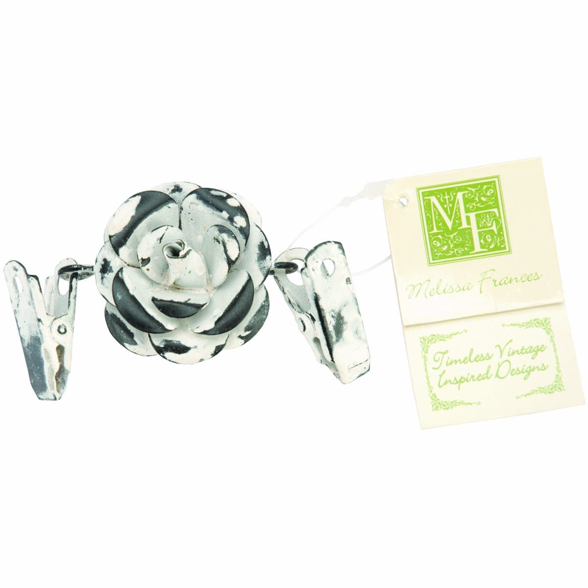 Melissa Frances Double Clip Decorative Hangers, Flower