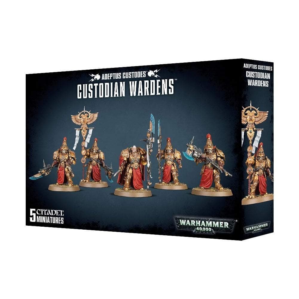 Warhammer 40k - Adeptus Custodes Custodian Wardens, Black