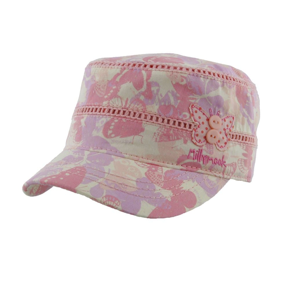 Girls Mao Cap - Destiny Pink