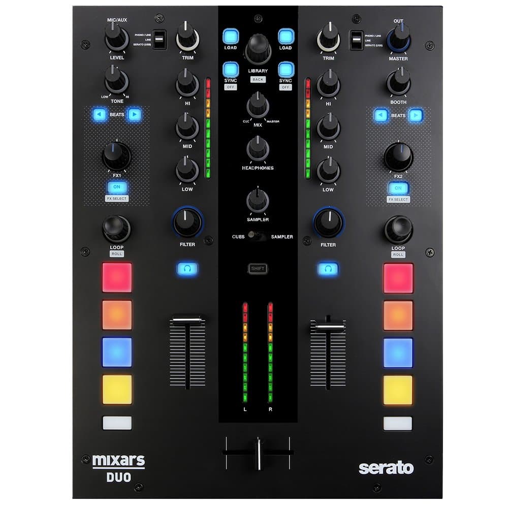 Mixars 140101001 DUO-2ch Pro Serato DJ Mixer