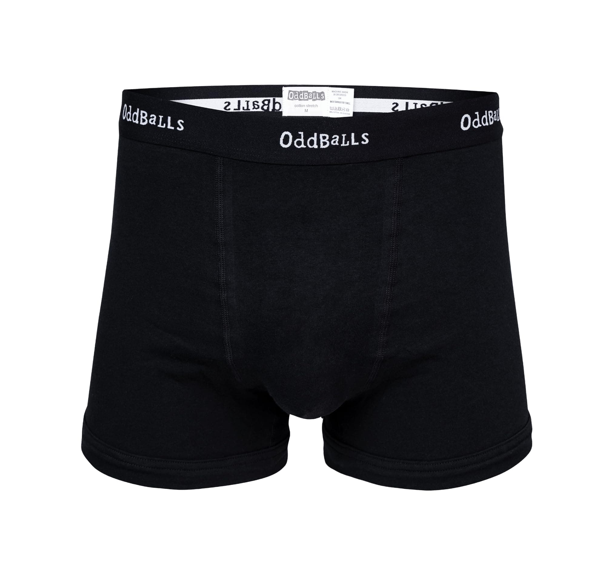 OddBalls| Mens Boxers | 1 Pack | Classic Fit | Mens Underwear | Hipster Boxer Shorts | Cotton Boxers | Elastic Waistband