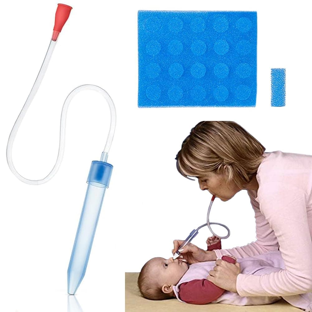 BowieMall Baby Nasal Aspirator Baby Nasal Aspirator Booger Remover Baby Nasal Aspirator Baby Nasal Aspirator with 20pcs Replacement Hygiene Filters