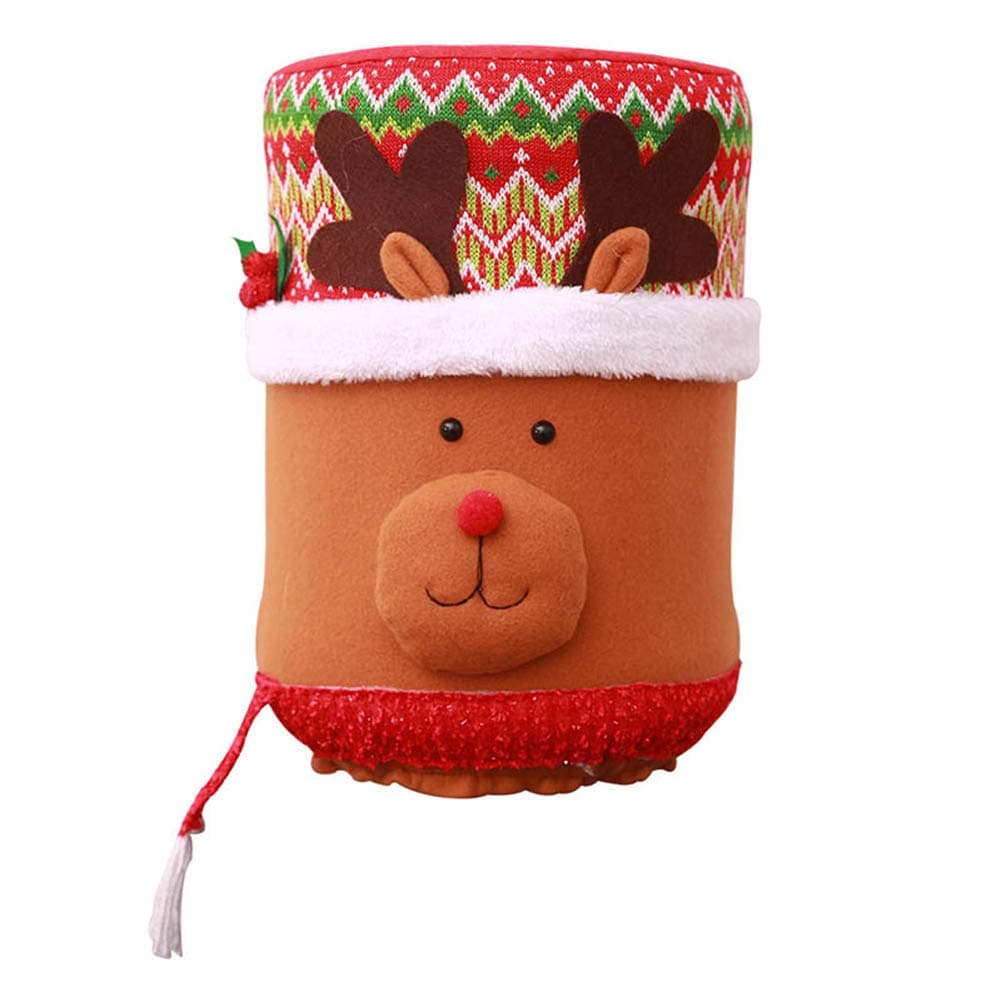 Wodeni Christmas 5 Gallons Water Dispenser Bottle Cover Santa/Elk/Snowman Home Kitchen Decor Elk