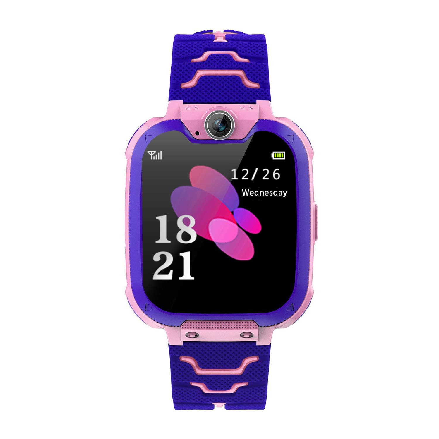 Kids Games Smartwatches for Boys Girls - 1.54" HD Touch Screen Sports Smartwatch Phone with Call Camera Games Recorder Alarm Music Player for Children Days Students Age 3-12 (Pink)