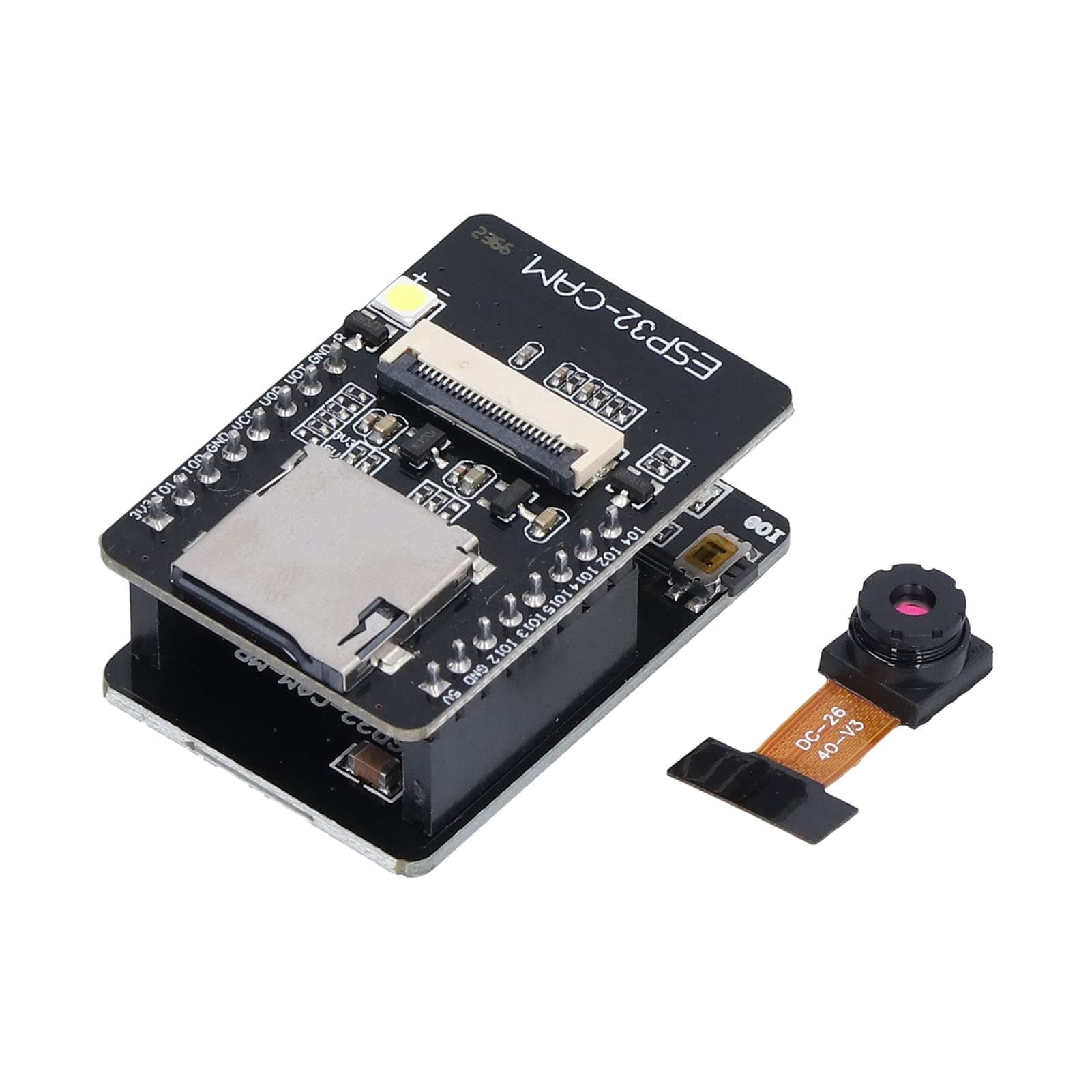 ESP32CAM Development Board, Dual Module Receiver Built in Flash with OV2640 OV7670 Camera for