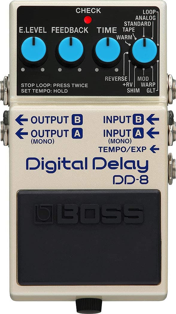 Digital Delay Guitar Effects Pedal (DD-8)