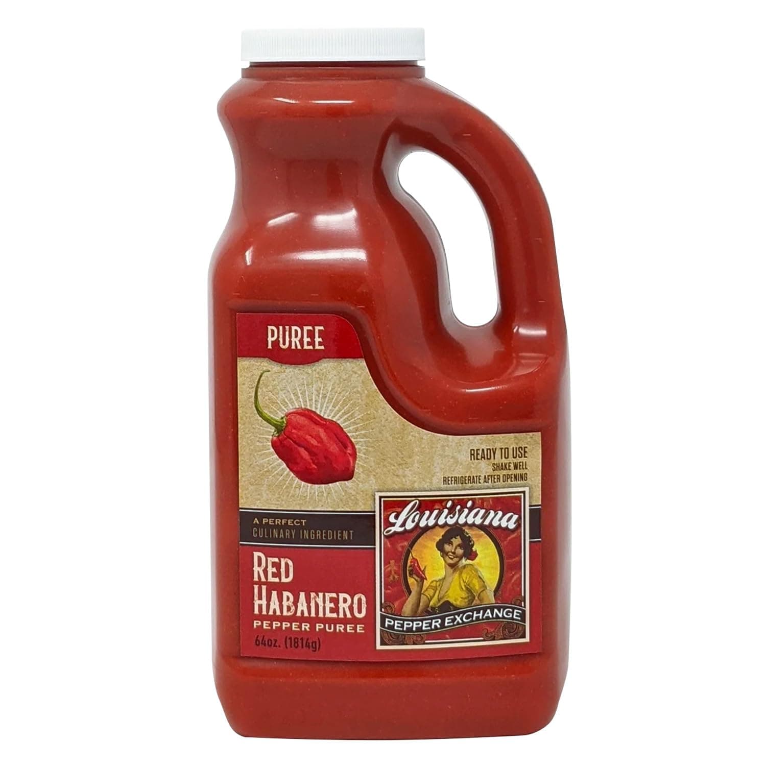 Louisiana Pepper ExchangeRed Habanero Puree, 64oz