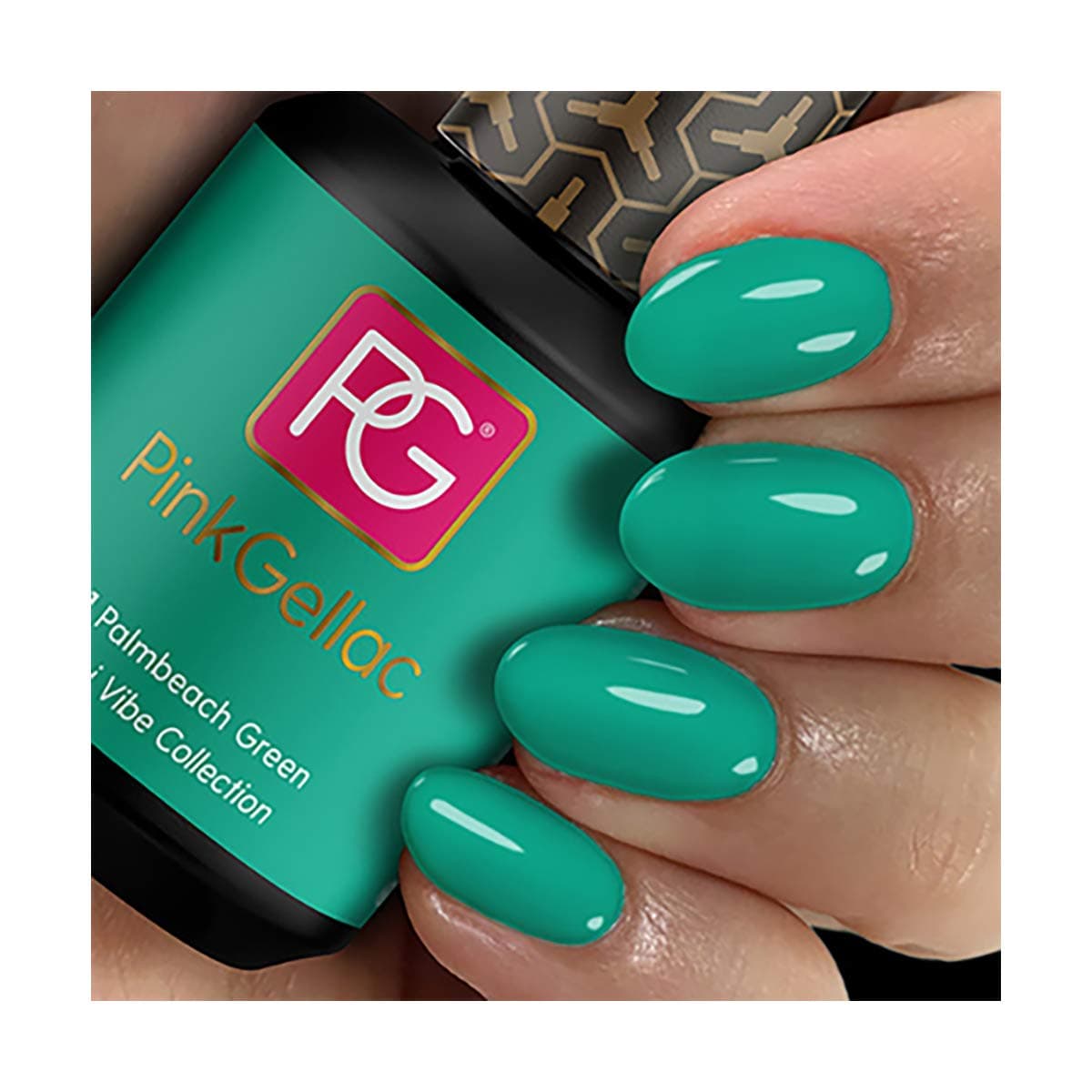 Pink Gellac 271 Palm Beach Green UV / LED Gel Polish