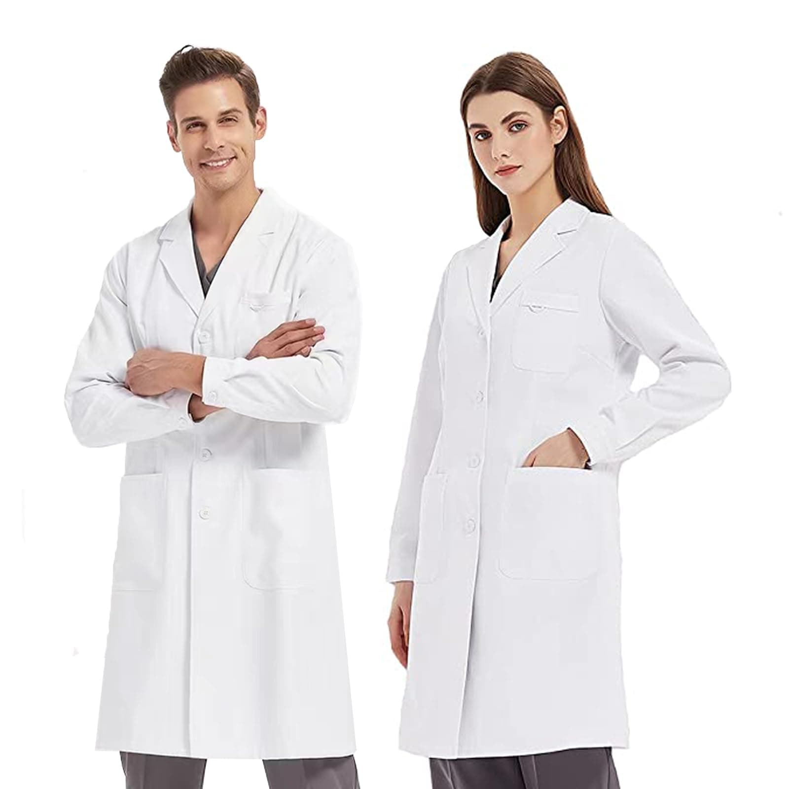 White Lab Coat Cotton