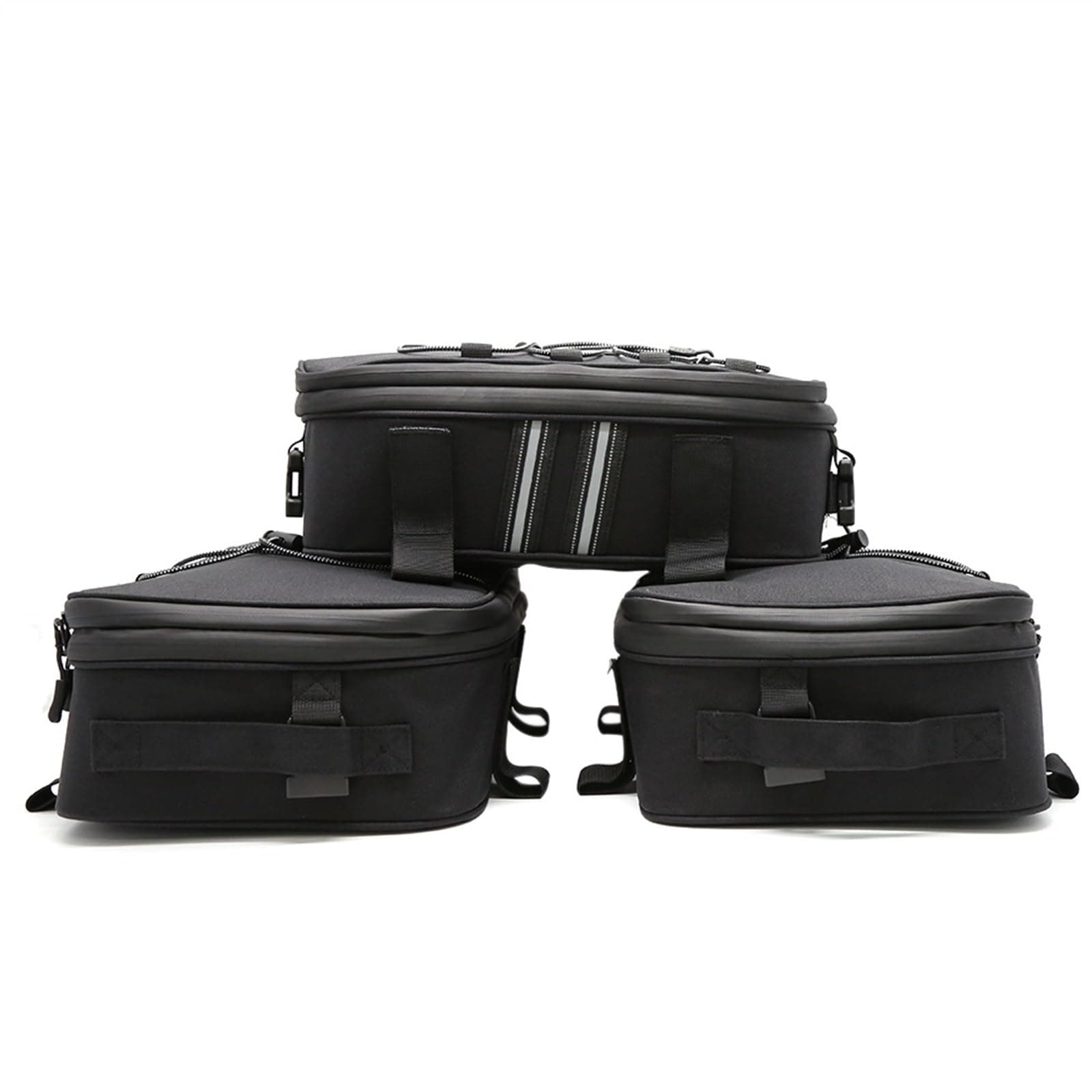 NOLLAM Motorcycle Side Pouch Top Case Bag For Aluminum Alloy Side Box Compatible With BMW For R1200 GS LC ADV F700GS F800GS F650GS G310GS For Adventure R1200GSA (Color : Set Of Tree-No logo)