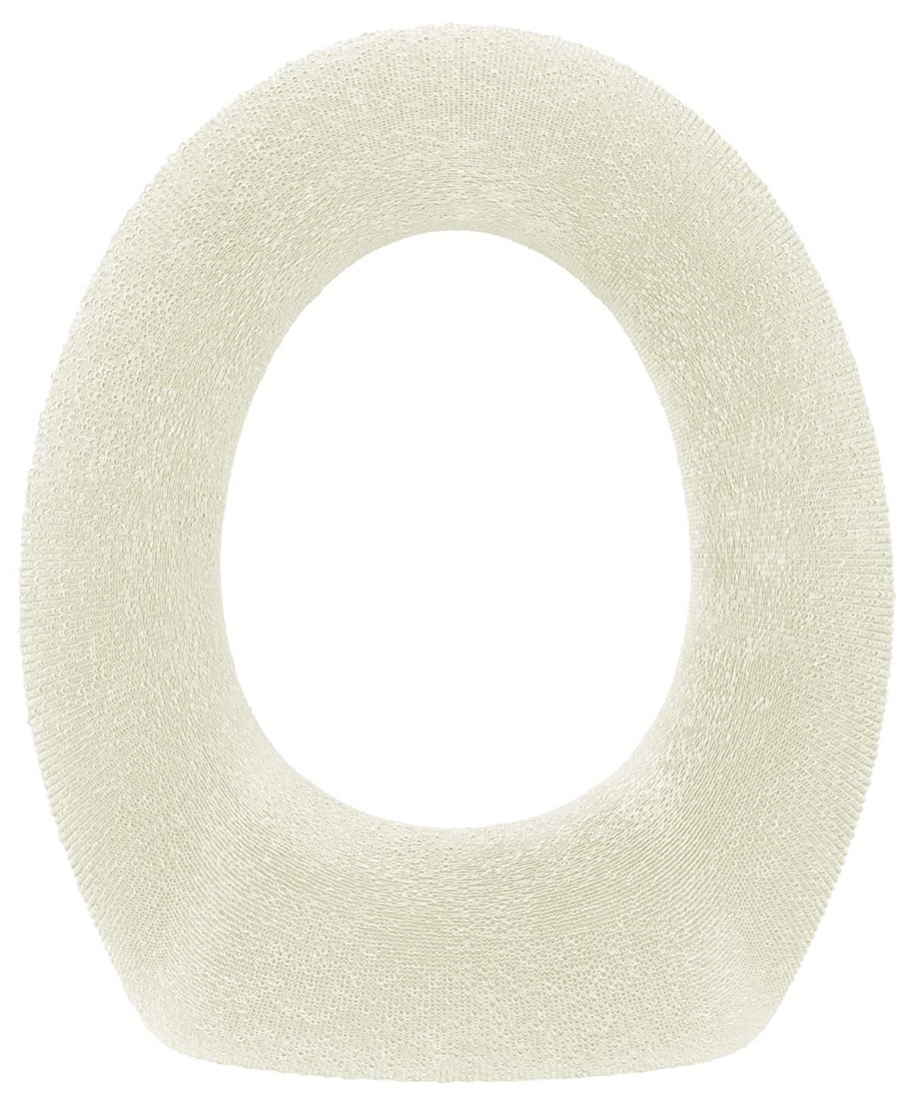 Medipaq Toilet Seat Cover - Super Warm Fleece - Retaining Ring - Universal Fit - Machine Washable (2X Cream)