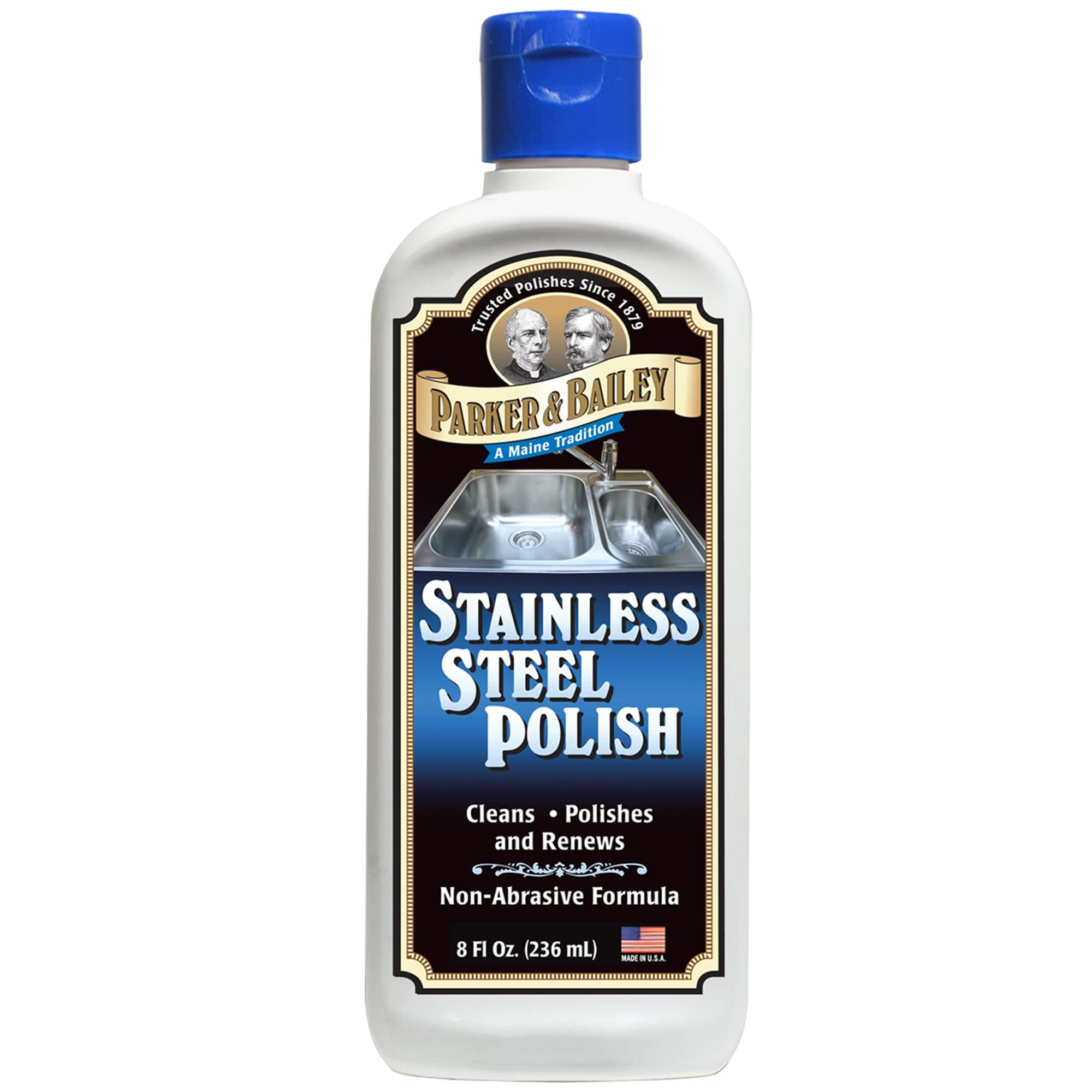 Stainless Steel Polish 8oz, White, 590468, FBA_590468