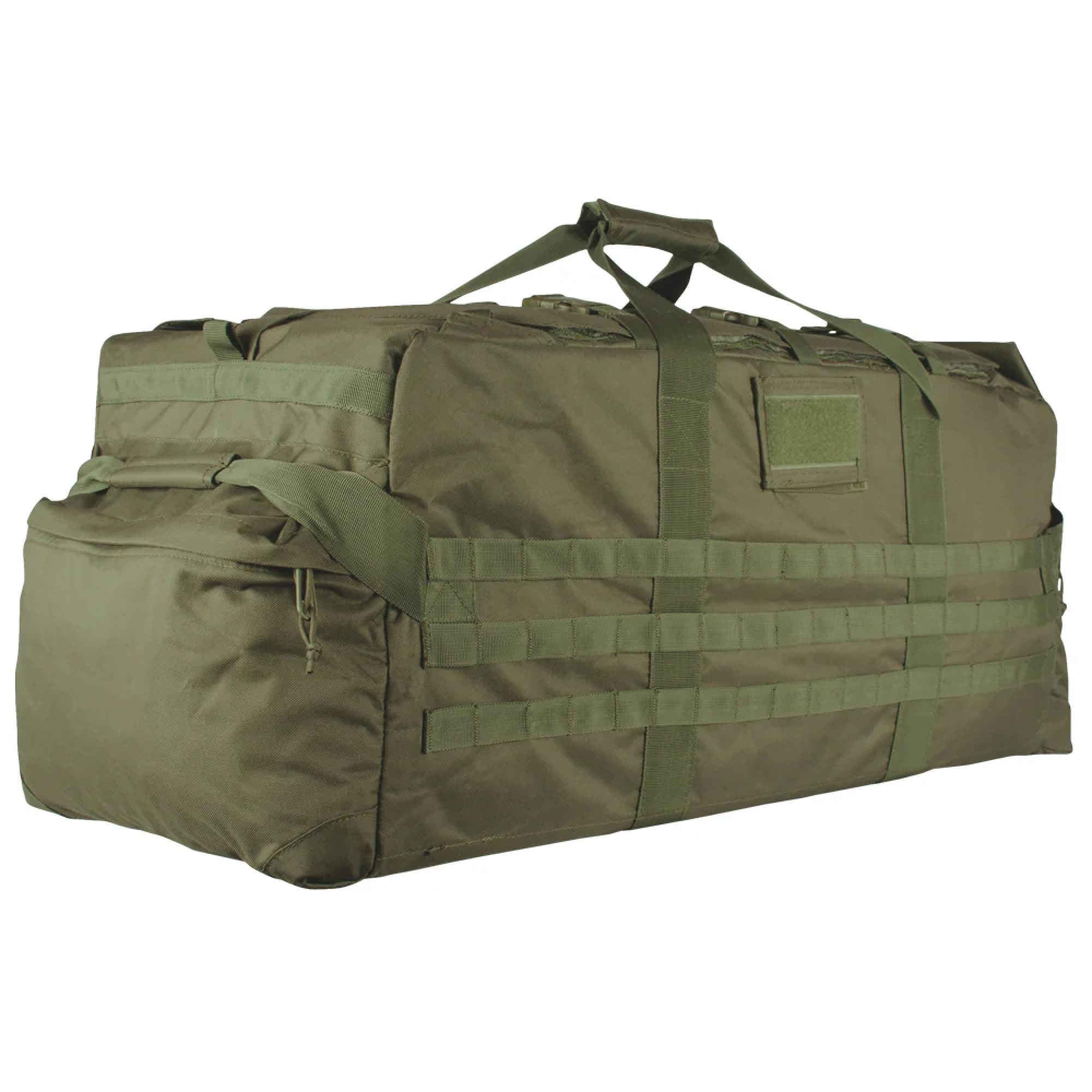 Jumbo Patrol Bag - Convertible Gear Hauler with Backpack Straps, Compression Straps & Modular Storage