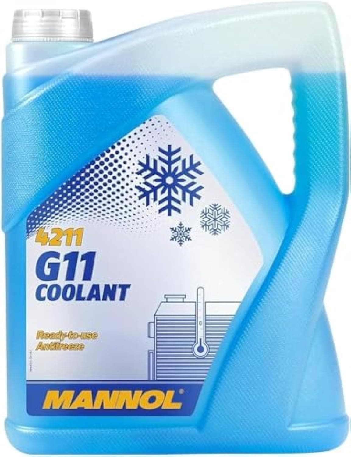 Mannol HTE - Germany G11 Blue Antifreeze Coolant (5L)