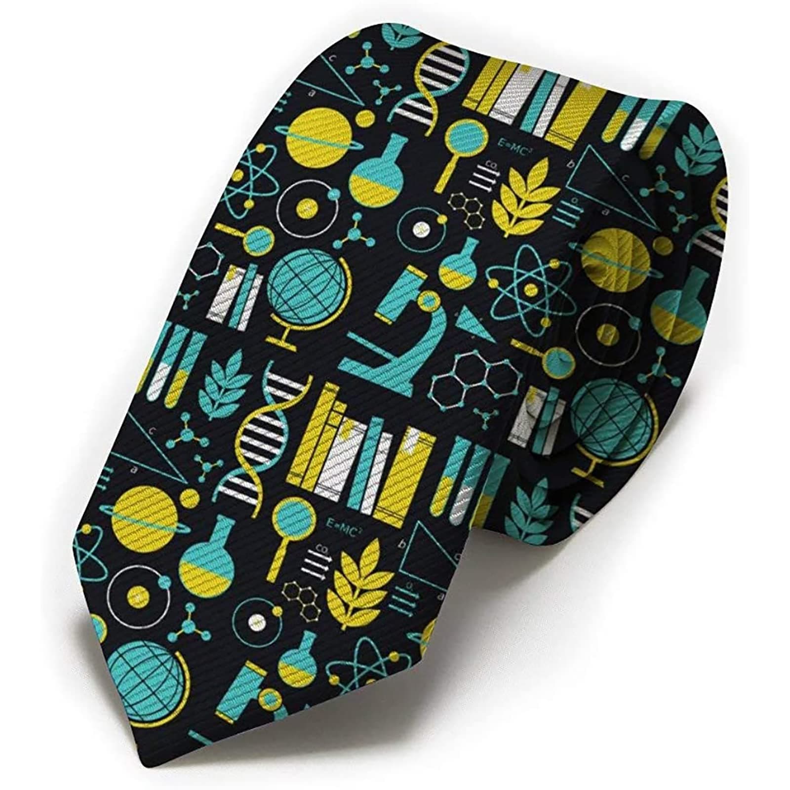 Funny Mens Tie Holiday Season Party Gifts Neckties for Halloween Thanksgiving Christmas