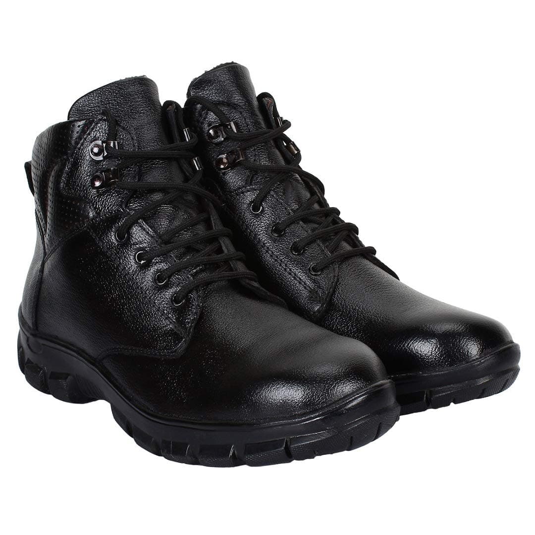 SeeandWear Steel Toe Industrial Leather Safety Shoes (10)