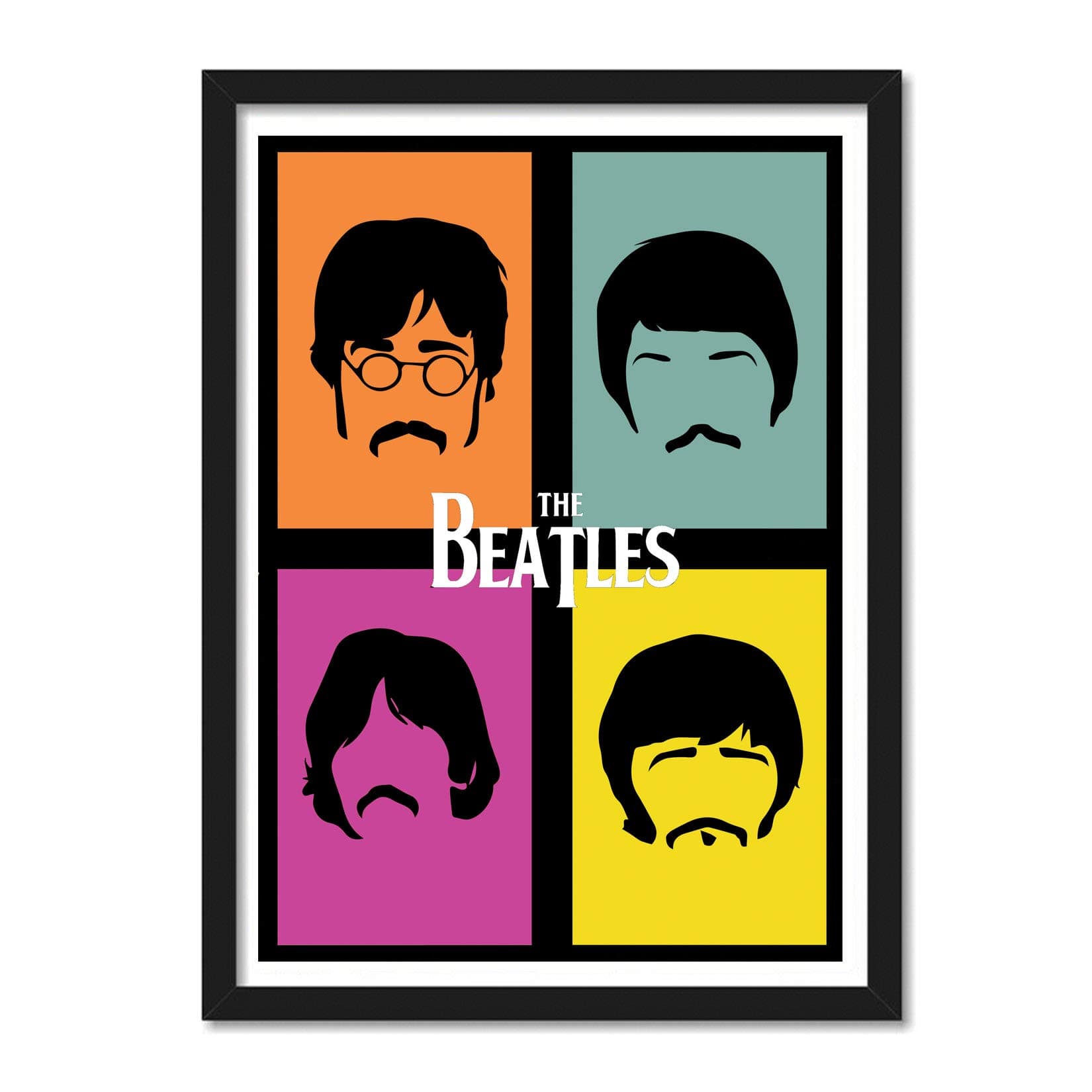 Good Hope The Beatles Framed Poster 10x13 Inch, Music Band Wall Art, Classic Rock band, Rock Legend Decor, Gift for Fans, Rock Band, for living Room, Bedroom, home, Office, hostel