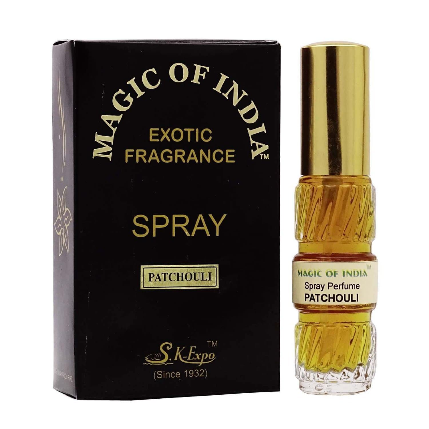 Magic Of India Patchouli Natural Exotic Fragrance Perfume Spray - 20 ml