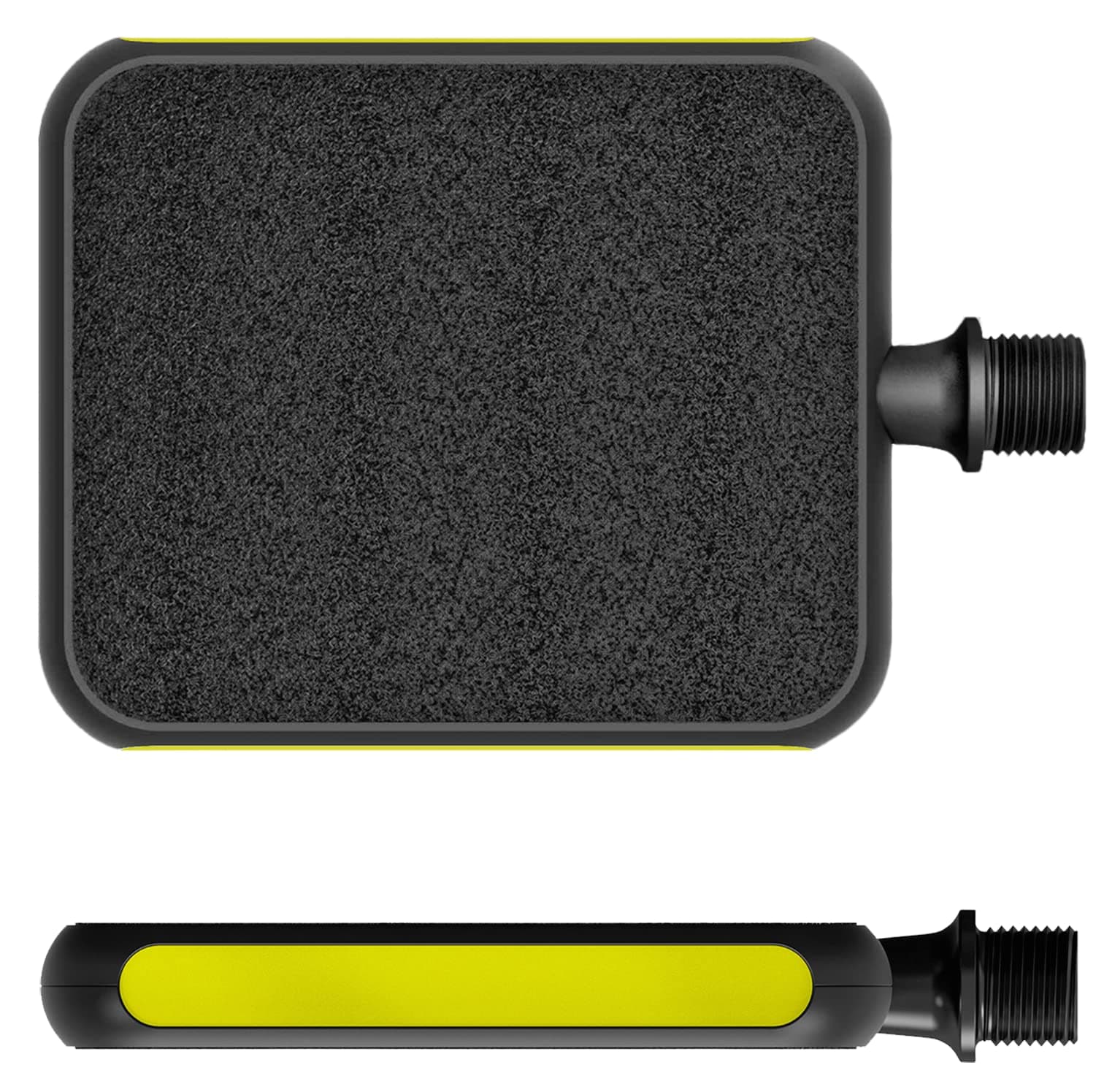 MOTO Urban Flat Pedals “Reflex“ White - The Ultimate Platform Bicycle Pedals for City & Trekking, Gravel Bike, BMX MTB Pedals, 9/16 inch thread