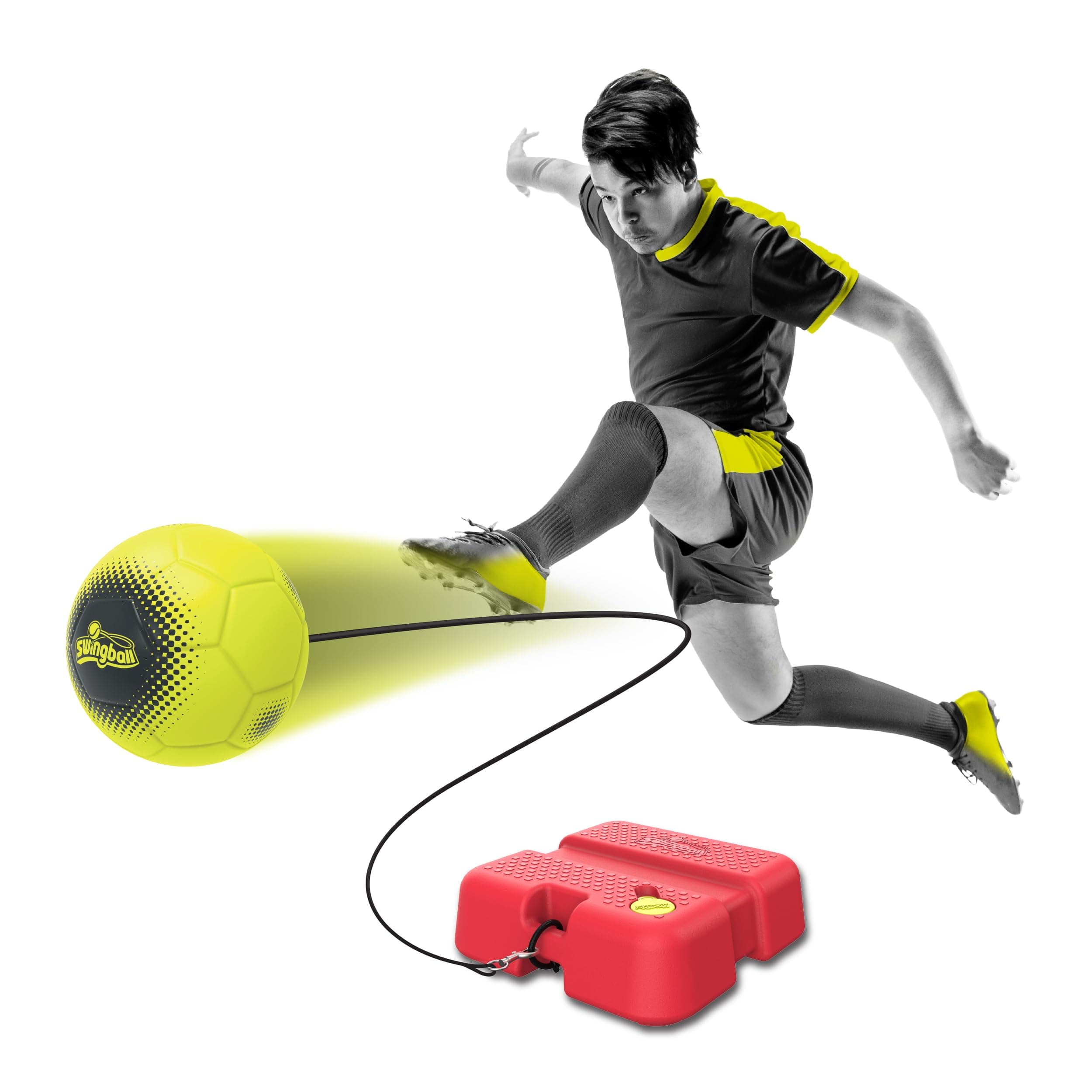 Swingball Reflex Soccer Football Training Aid, Outdoor Activities, Garden Games, Football Practice, Football Game, Swingball Football, Suitable for Boys and Girls Aged 6 Years+