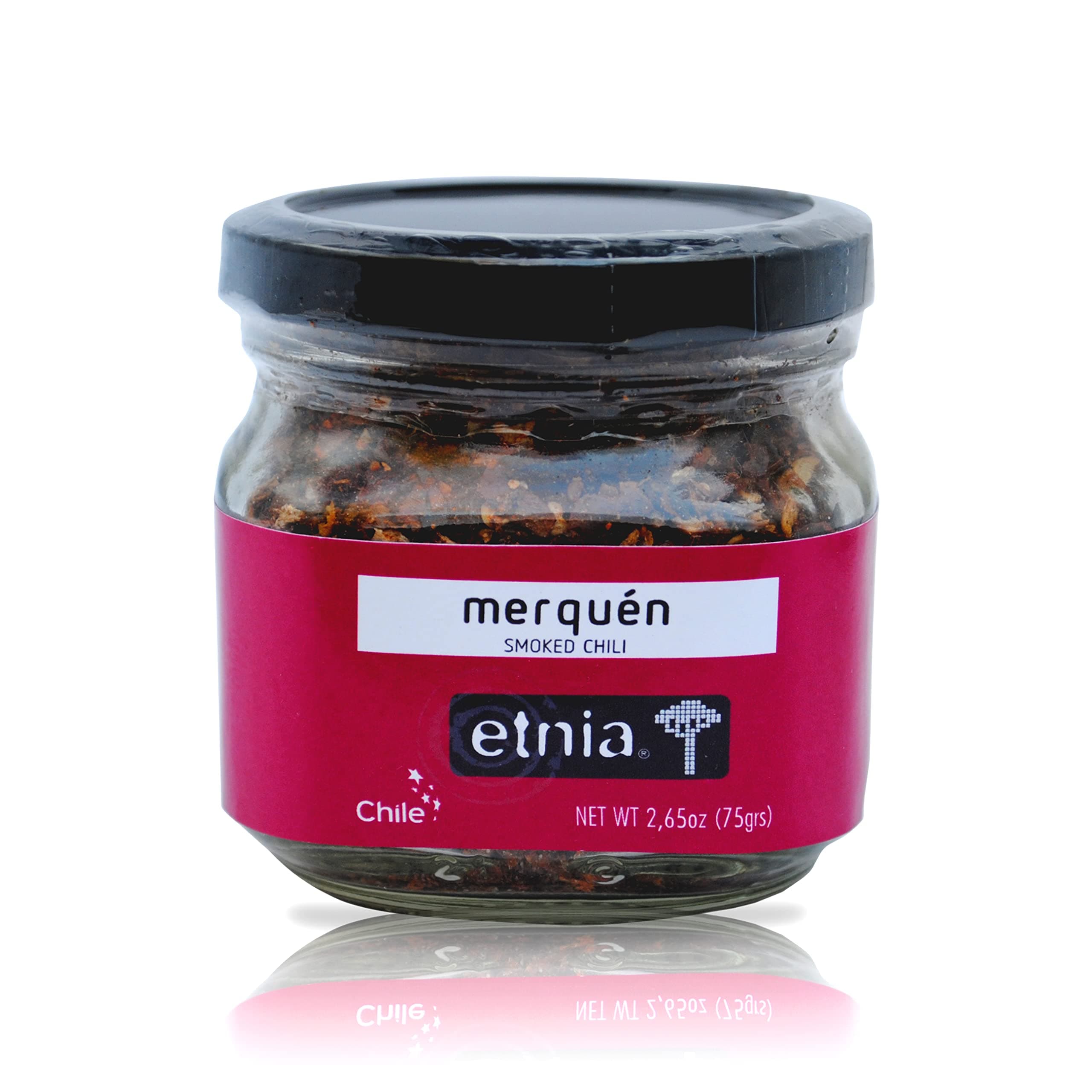 Etnia Chilean Merquen Smoked Chili Corked Bottle, 2.65 Ounce… (75 Gram)