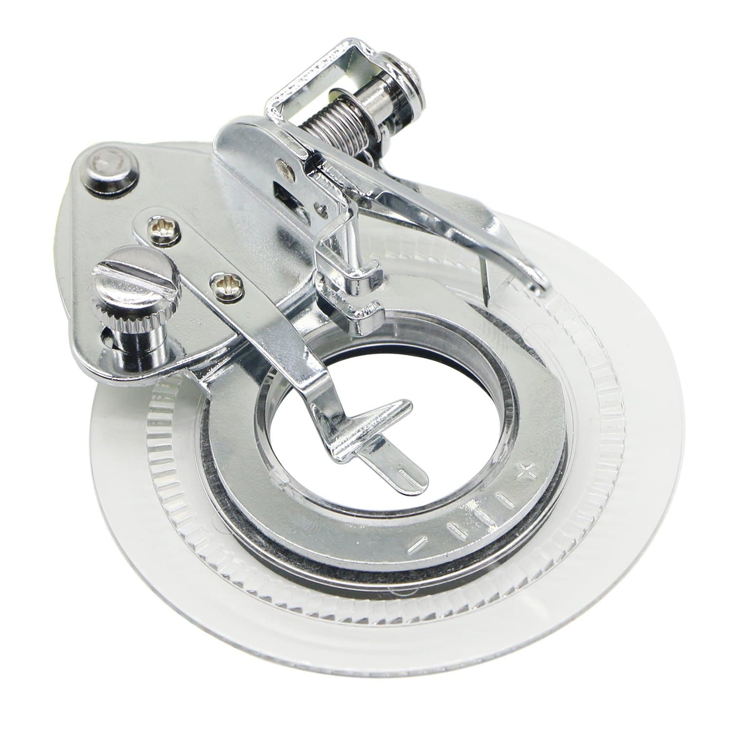 Daisy Flower Stitch Presser Foot Decorative Embroidery Stitch Circles Ruffler Sewing Machine Presser Foot for Most Low Shank Sewing Machines