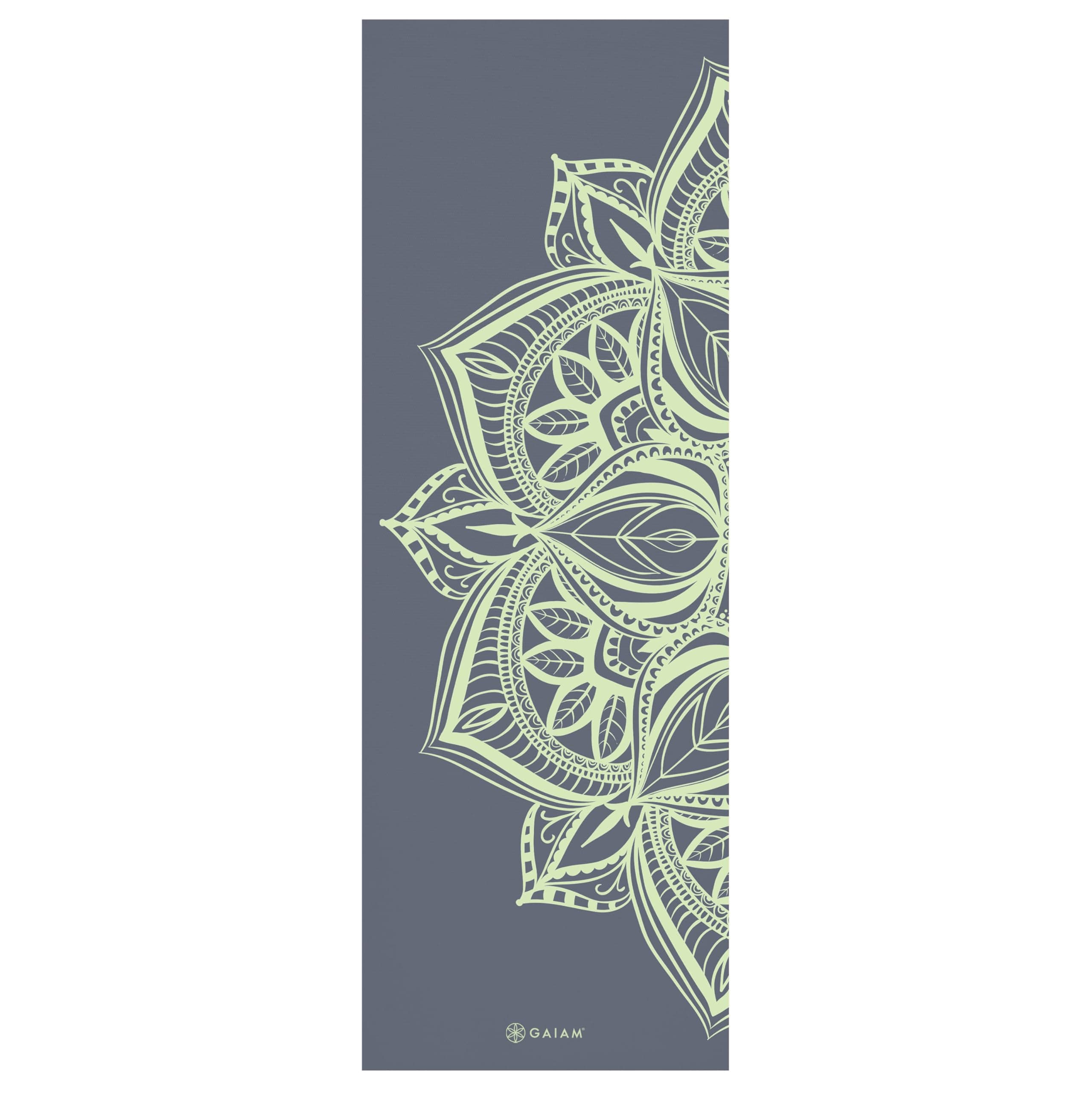 Gaiam Yoga Mat - Premium 5mm Print Thick Non Slip Exercise & Fitness Mat for All Types of Yoga, Pilates & Floor Workouts (68" x 24" x 5mm)