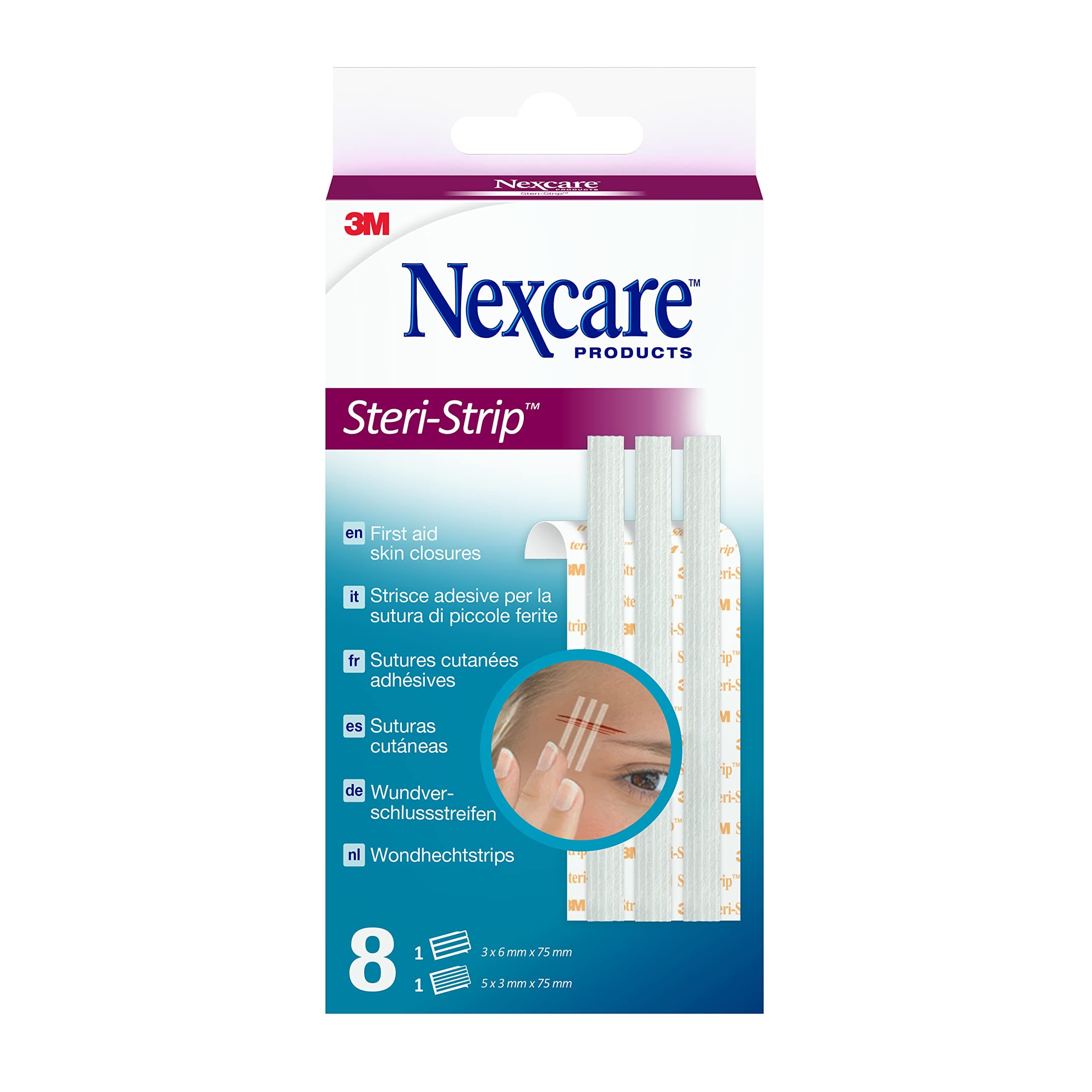Nexcare Steri Strips, Pack of 8