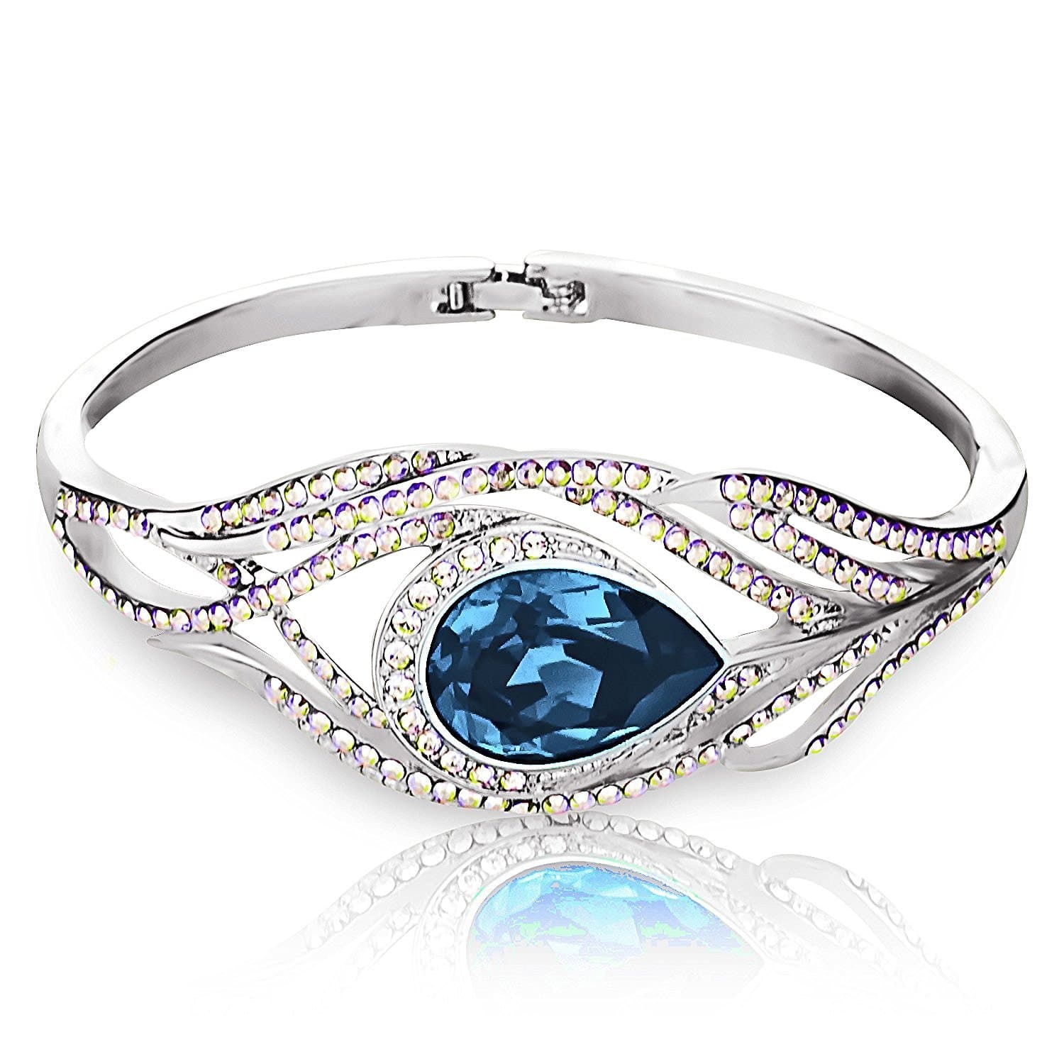 YouBella Valentine gifts for Girls Fashion Jewellery Crystal Bracelets Bangle For Women and Girls (Style 2)