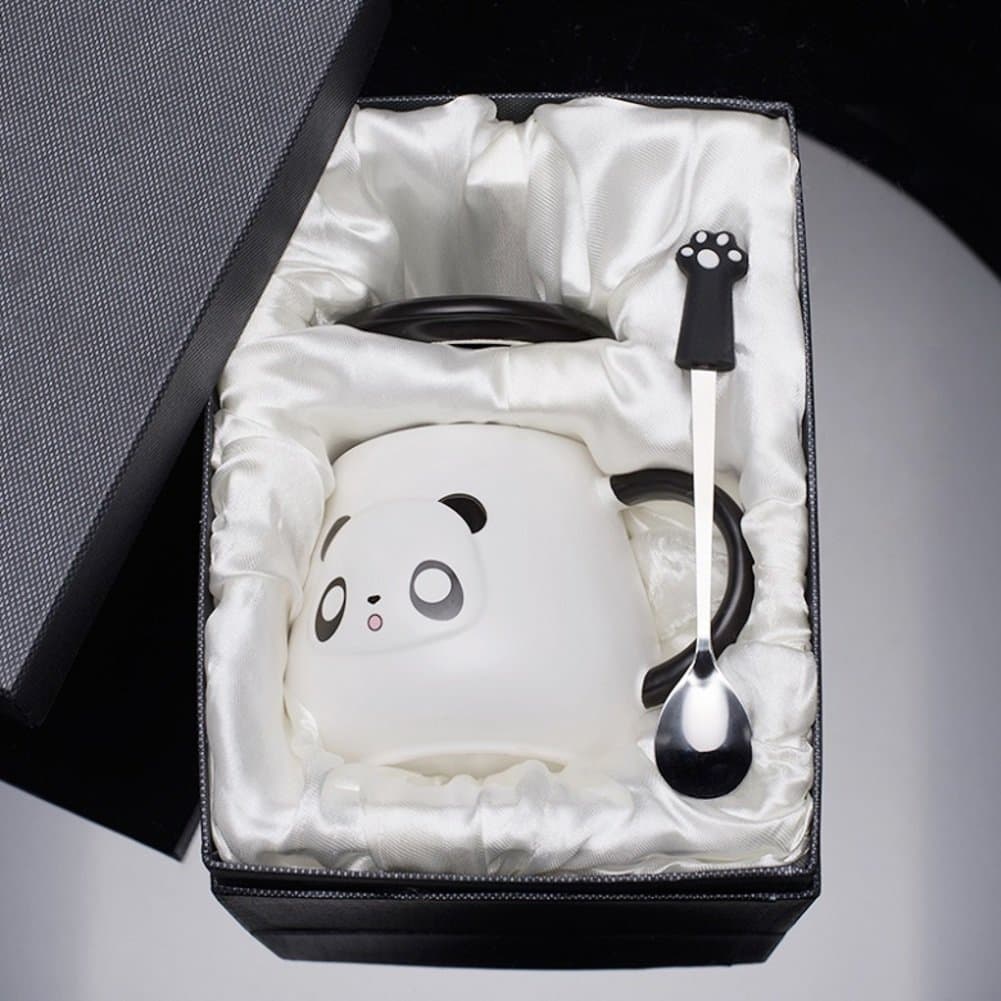 Panda coffee mugs tea cups teacups ceramicporcelain espresso travel mug-K 450ml